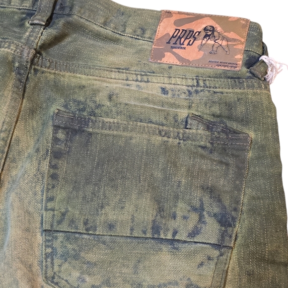 PRPS BARRACUDA RIPPED WASHED SHORT JEAN Size 32 Mens - Picture 6 of 8